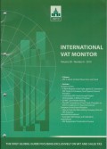 International VAT Monitor Vol. 30 No. 6 - 2019