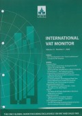 International VAT Monitor Vol. 31 No. 3 - 2020