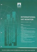 International VAT Monitor Vol. 32 No. 1 - 2021