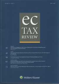 EC Tax Review: Volume 34, Issue 2, April, 2025