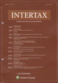 Intertax: Volume 49, Issue 12, December, 2021