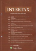 Intertax: Volume 49, Issue 8-9, August-September, 2021