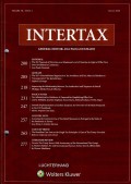 Intertax: Volume 50, Issue 3, March 2022