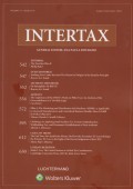Intertax: Volume 51, Issue 8-9, Aug-Sep, 2023