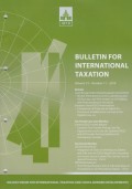 Bulletin for International Taxation Vol. 73 No. 11 - 2019