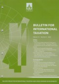 Bulletin for International Taxation Vol. 74 No. 8 - 2020
