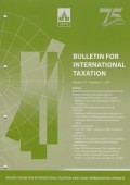 Bulletin for International Taxation Vol. 75 No. 3 - 2021