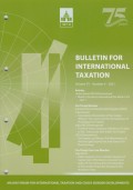 Bulletin for International Taxation Vol. 75 No. 6 - 2021