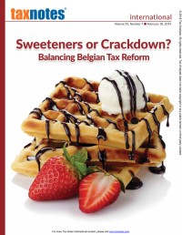 Tax Notes International: Volume 93, Number 7, February 18, 2019