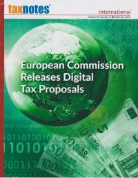 Tax Notes International: Volume 89, Number 13, 26 Mar, 2018
