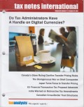 Tax Notes International: Volume 68, Number 5, October 29, 2012