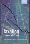 Taxation and The Financial Crisis