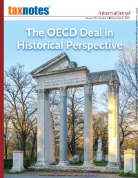 Tax Notes International: Volume 104, Number 06, November 08, 2021