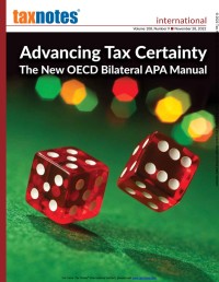 Tax Notes International: Volume 108, Number 9, November 28, 2022