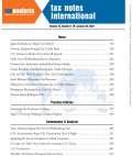 Tax Notes International: Volume 45, Number 4, January 29, 2007