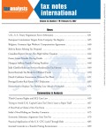 Tax Notes International: Volume 45, Number 7, February 19, 2007