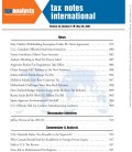 Tax Notes International: Volume 46, Number 9, May 28, 2007
