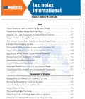 Tax Notes International: Volume 47, Number 2, July 9, 2007