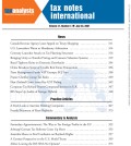 Tax Notes International: Volume 47, Number 4, July 23, 2007