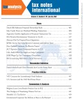 Tax Notes International: Volume 47, Number 5, July 30, 2007