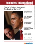 Tax Notes International: Volume 54, Number 6, May 11, 2009
