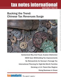 Tax Notes International: Volume 57, Number 9, March 1, 2010