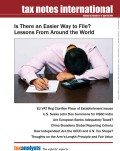 Tax Notes International: Volume 62, Number 3, April 18, 2011