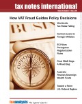 Tax Notes International: Volume 62, Number 5, May 2, 2011