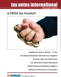 Tax Notes International: Volume 62, Number 9, May 30, 2011