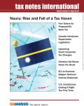 Tax Notes International: Volume 63, Number 9, August 29, 2011