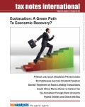 Tax Notes International: Volume 64, Number 5, October 31, 2011