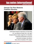 Tax Notes International: Volume 64, Number 7, November 14, 2011