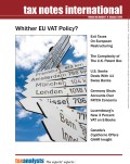 Tax Notes International: Volume 65, Number 1, January 2, 2012