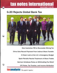 Tax Notes International: Volume 59, Number 1, July 5, 2010
