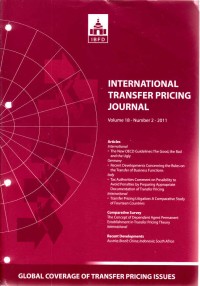 International Transfer Pricing Journal Vol. 18 no. 2