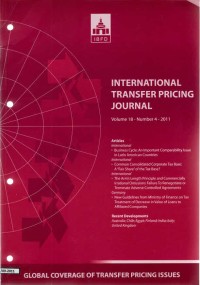 International Transfer Pricing Journal Vol. 18 No. 4