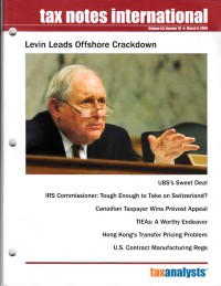 Tax Notes International: Volume 53, Number 10, March 9, 2009