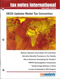 Tax Notes International: Volume 51 Number 1, July 7, 2008