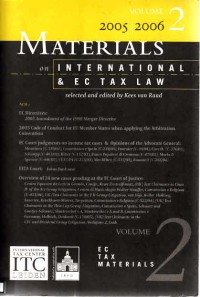 Materials on International and EC Tax Law