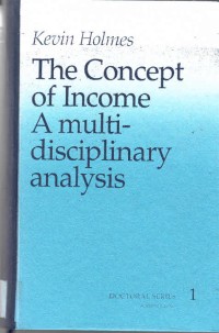 The concept of income a multidiciplinary analysis
