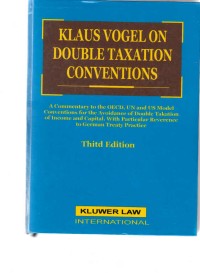 Image of Klaus vogel on double taxation conventions