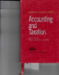 Accounting and taxation
