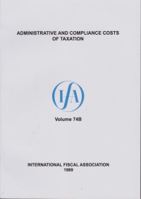 Image of Administration and Compliance Costs of Taxation : Volume 74 B