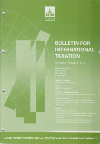 Bulletin for International Taxation Vol. 66 No. 3 - 2012