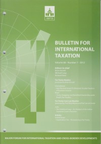 Bulletin for International Taxation Vol. 66 No. 7 - 2012