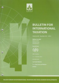 Bulletin for International Taxation Vol. 68 No. 4/5 - 2014