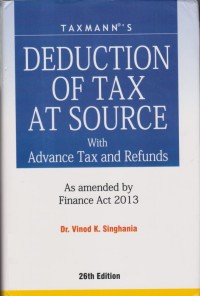 Deduction of Tax Source with Advance Tax and Refunds