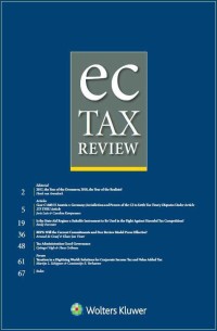 Image of EC Tax Review: Volume 30, Issue 1, January, 2021