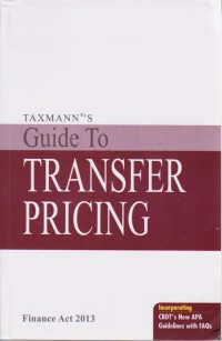 Guide to Transfer Pricing - Finance Act 2013