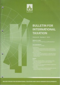 Bulletin for International Taxation Vol. 69 No. 3 - 2015